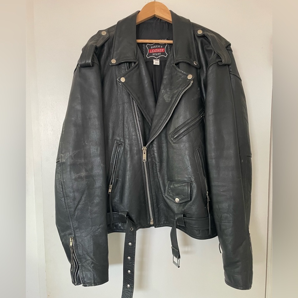 Men’s Leather Motorcycle Jacket